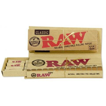 Бумажки Raw Connoisseur 1 1/4 size + Pre-rolled tips - Самокрутки - Бумага с фильтрами - Магазин ТОПовых приборов и аксессуаров для  курения  bongstore.ru